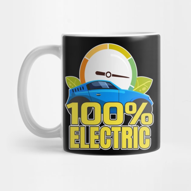 Electric Car E-Car Statement by Foxxy Merch